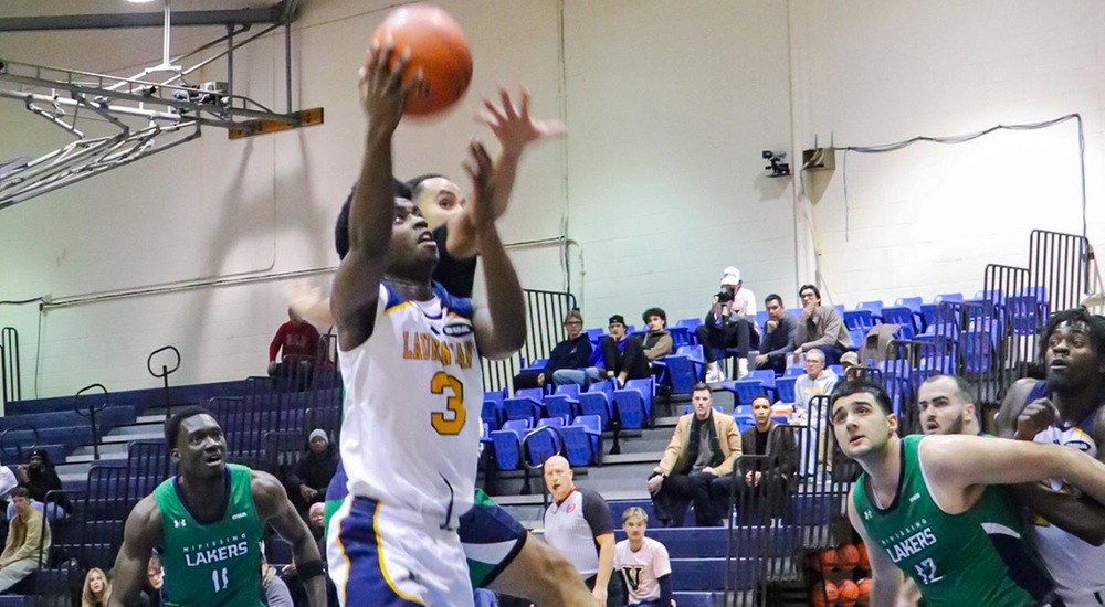 Brice Fandio with a layup - Tyra Swan